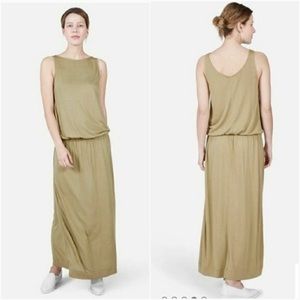 Everlane The Ryan Maxi Tank Dress in Camel